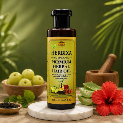 🌿 HERBIXA Premium Herbal Hair Oil